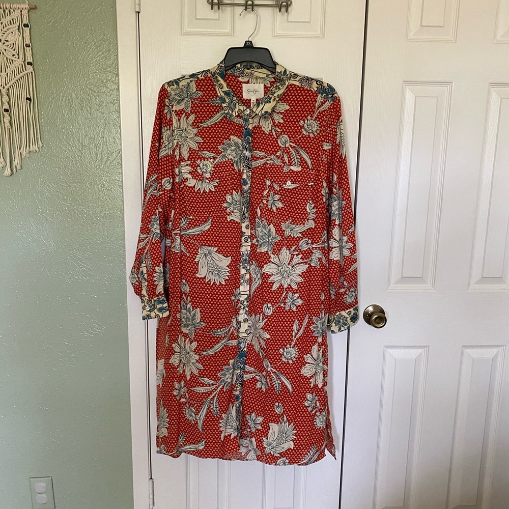 Jessica Simpson Button Down Tunic